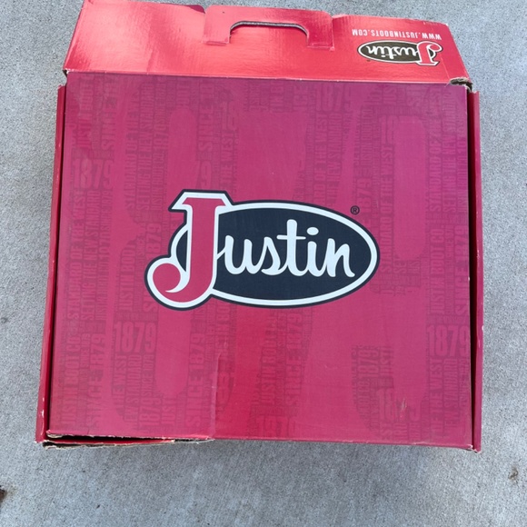 Justin men’s boot size 10D